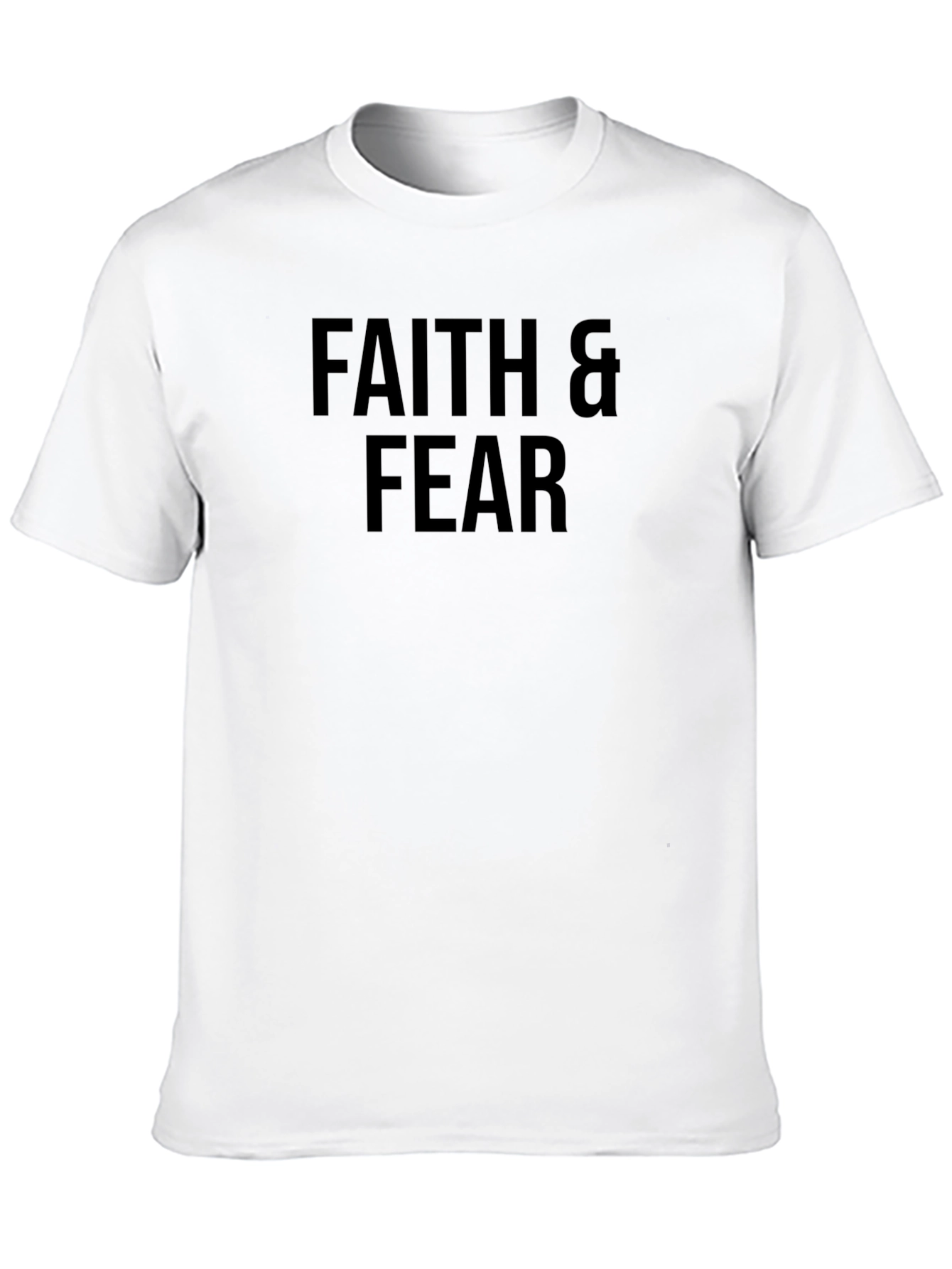 Faith & Fear Graphic T-Shirt - Black
