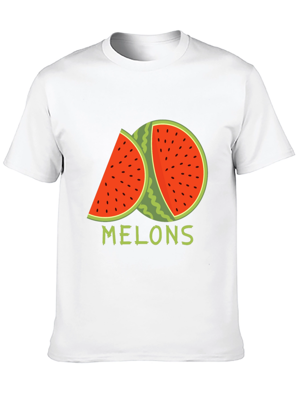 Melons Graphic T-Shirt - Black Cotton Tee