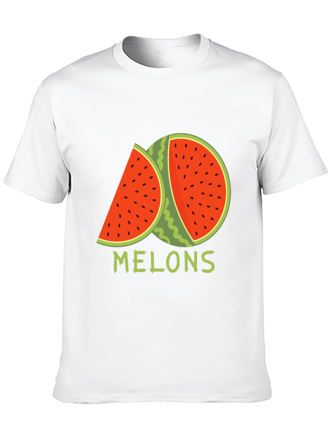 Melons Graphic T-Shirt - Black Cotton Tee