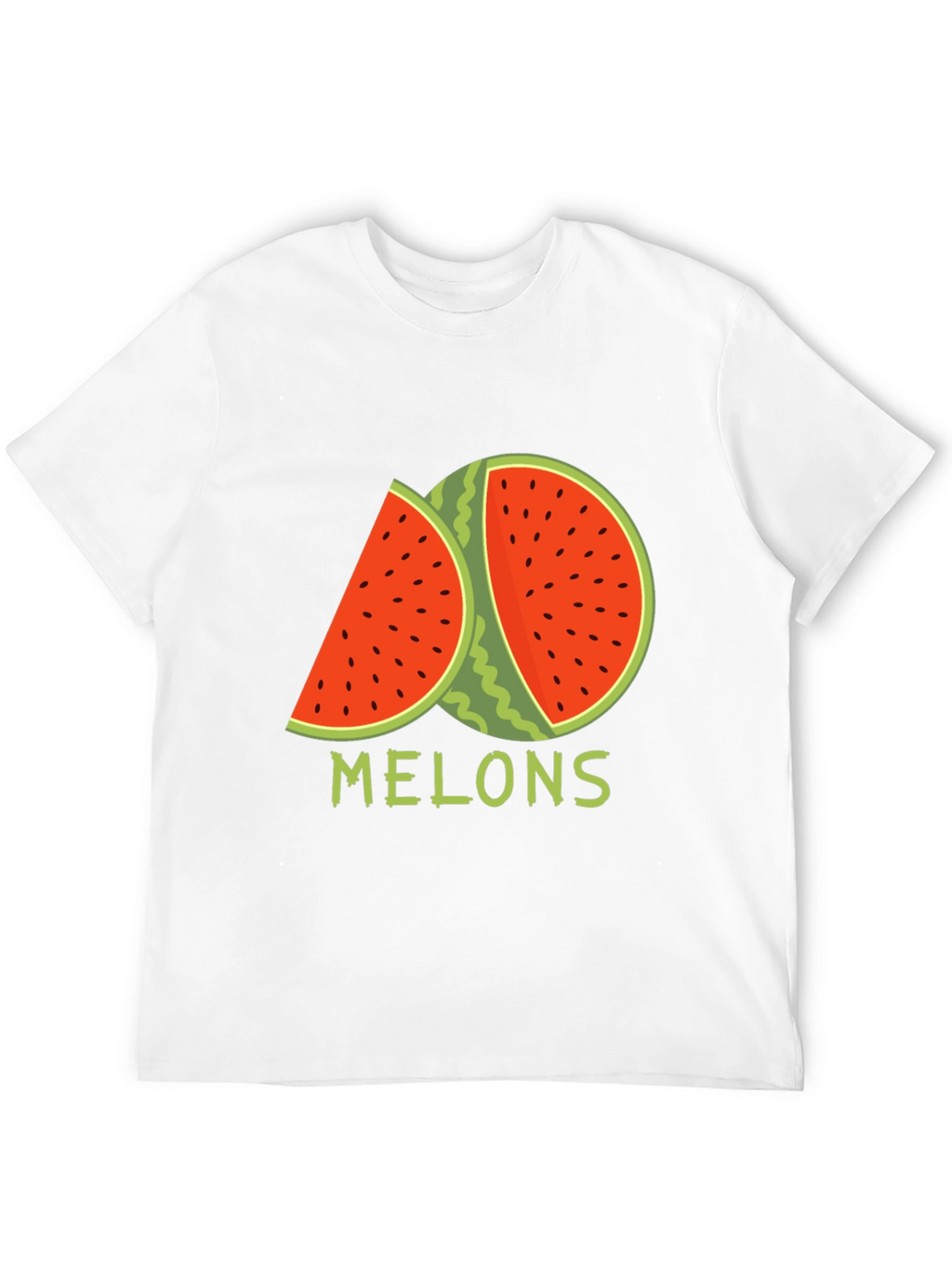 Melons Graphic T-Shirt - Black Cotton Tee