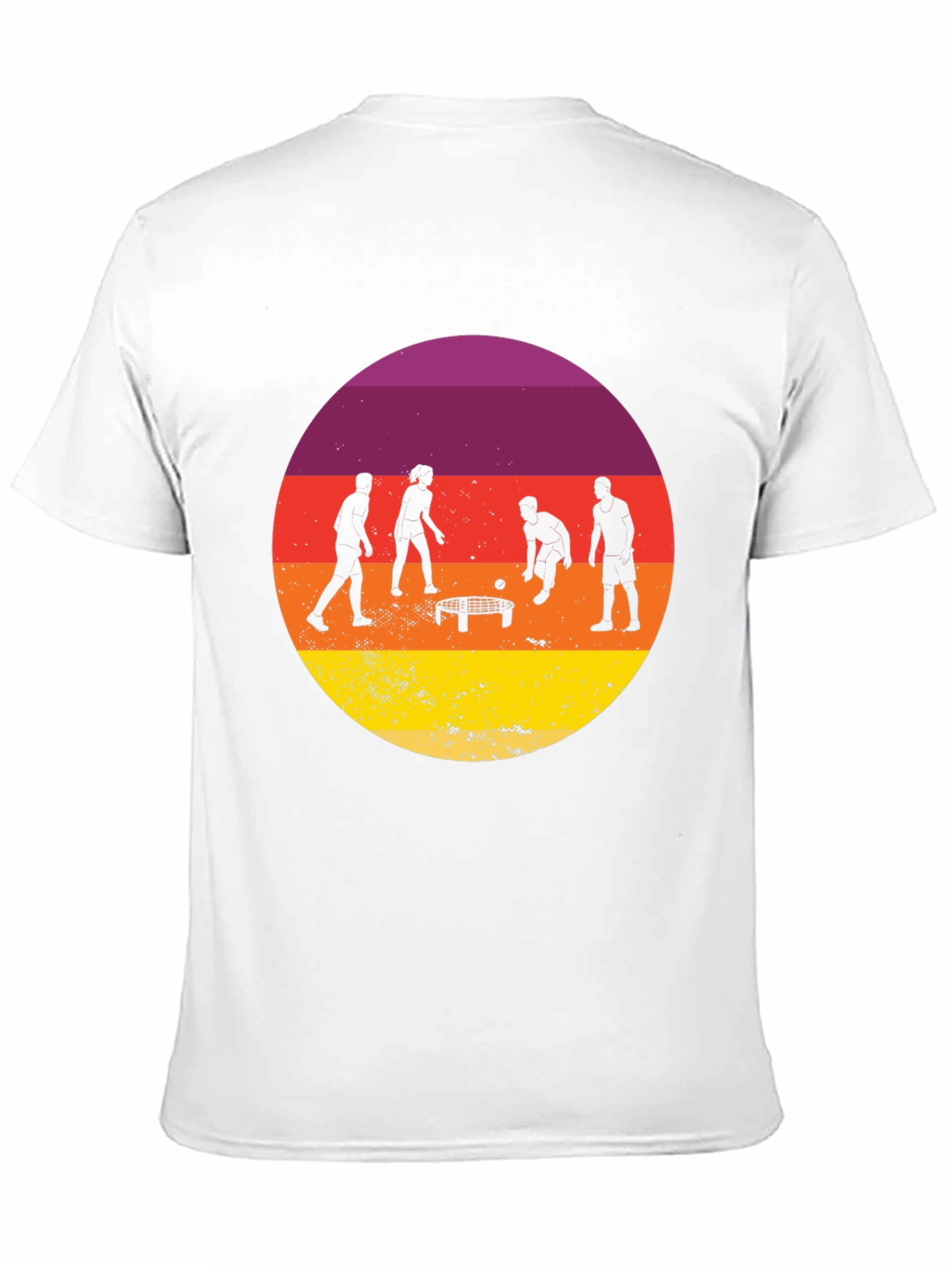 Sunset Spikeball Graphic Tee