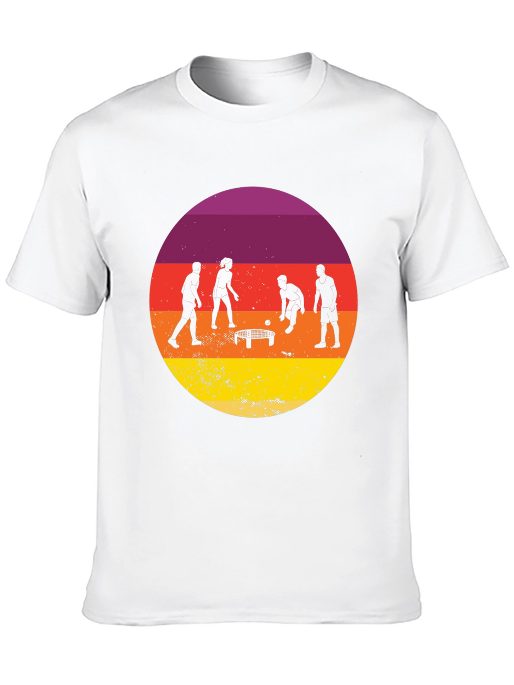 Sunset Spikeball Graphic Tee
