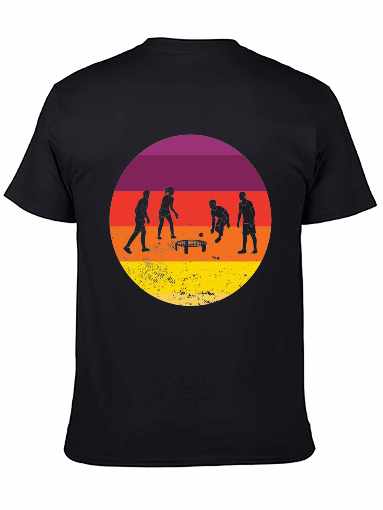 Sunset Spikeball Graphic Tee