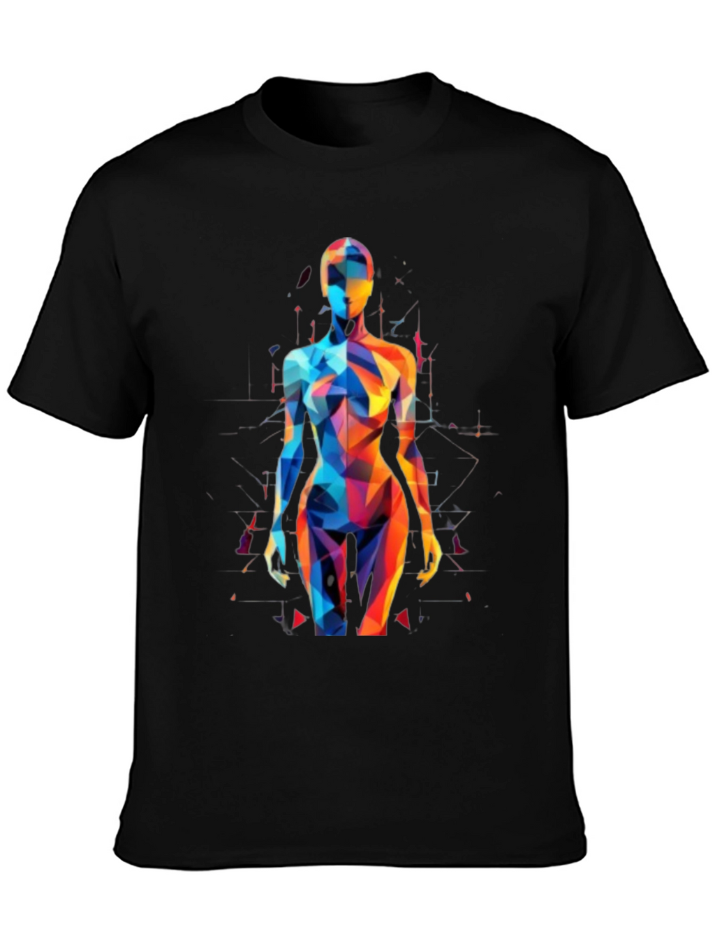 Geometric Body Art T-Shirt