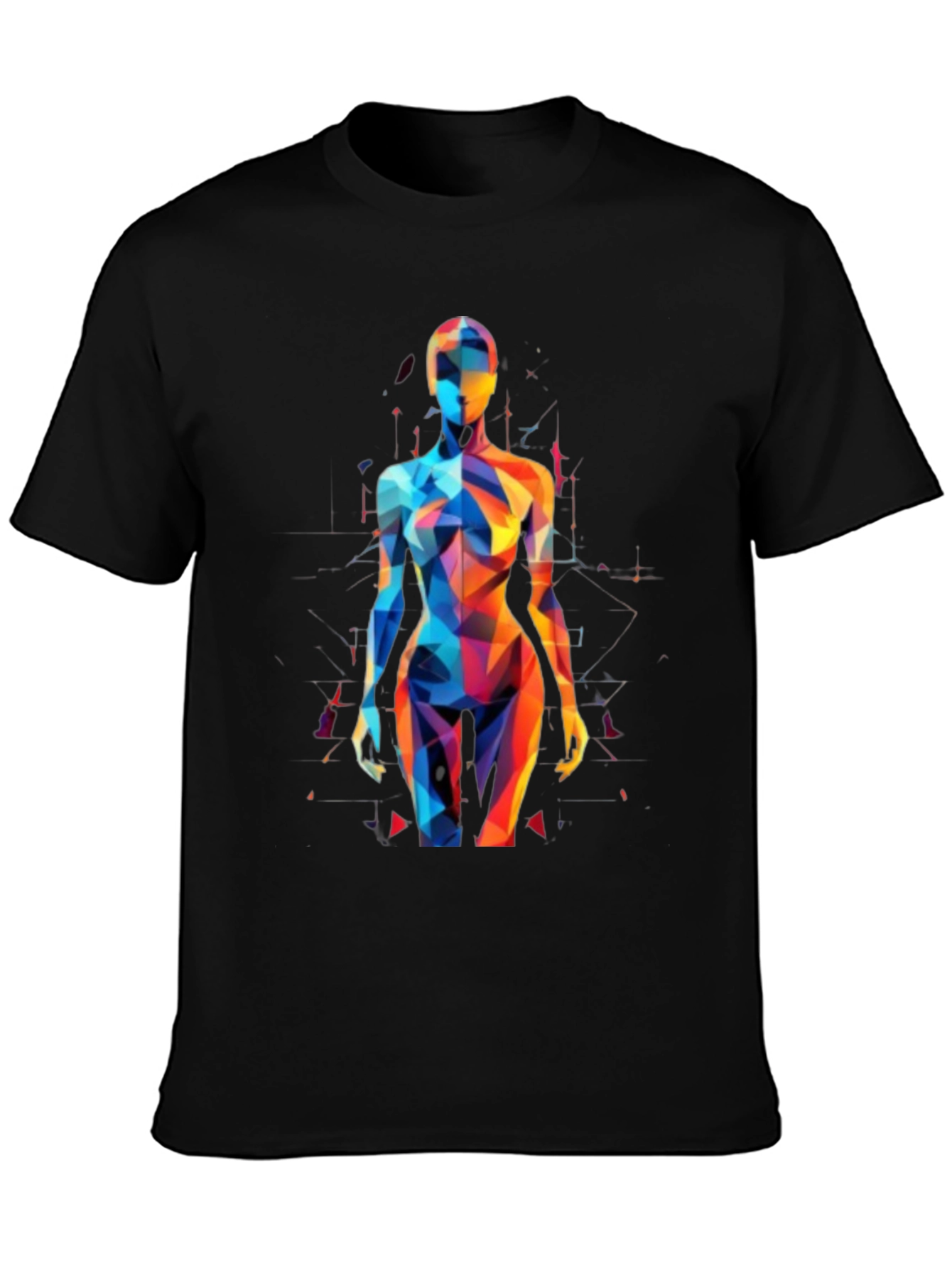 Geometric Body Art T-Shirt