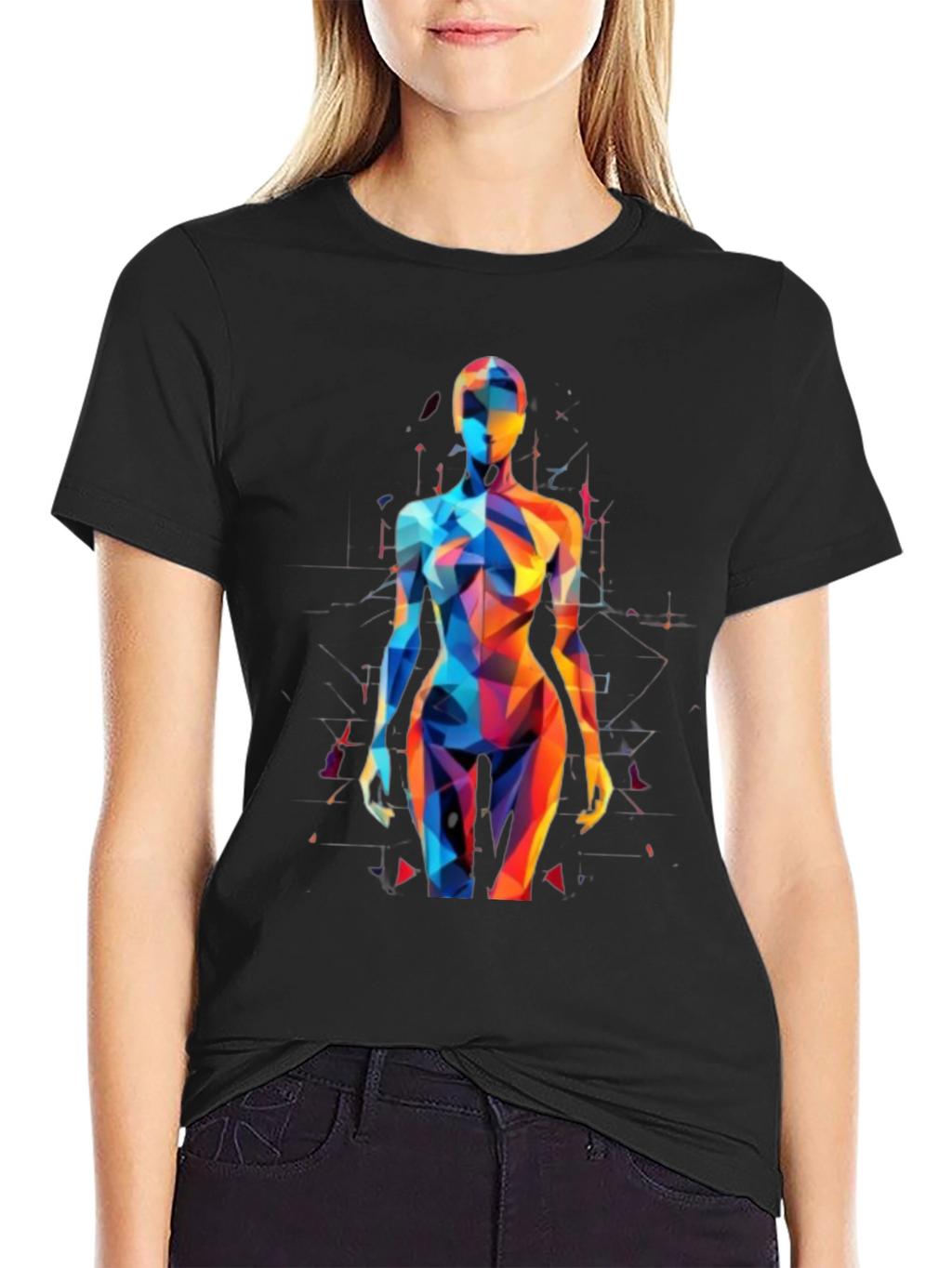Geometric Body Art T-Shirt