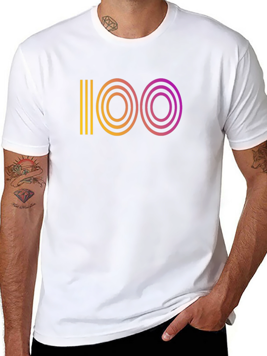 Gradient 100 Graphic T-Shirt - Soft Cotton Blend