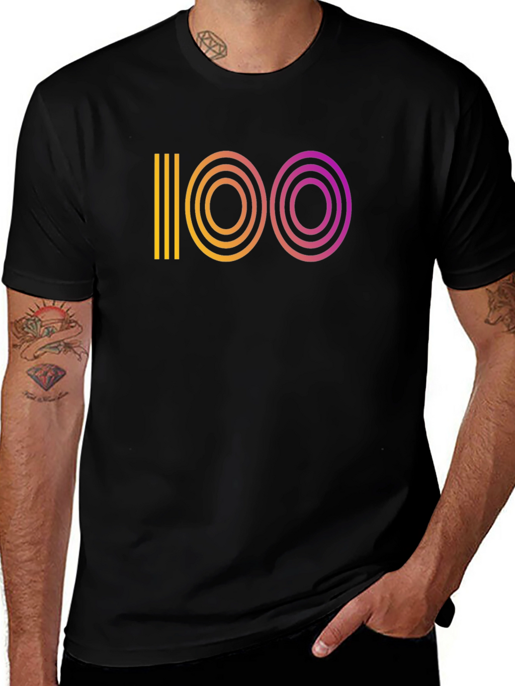 Gradient 100 Graphic T-Shirt - Soft Cotton Blend