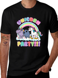 Unicorn Party Graphic Tee