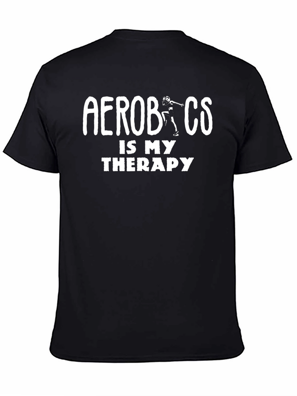Aerobics Therapy Black T-Shirt