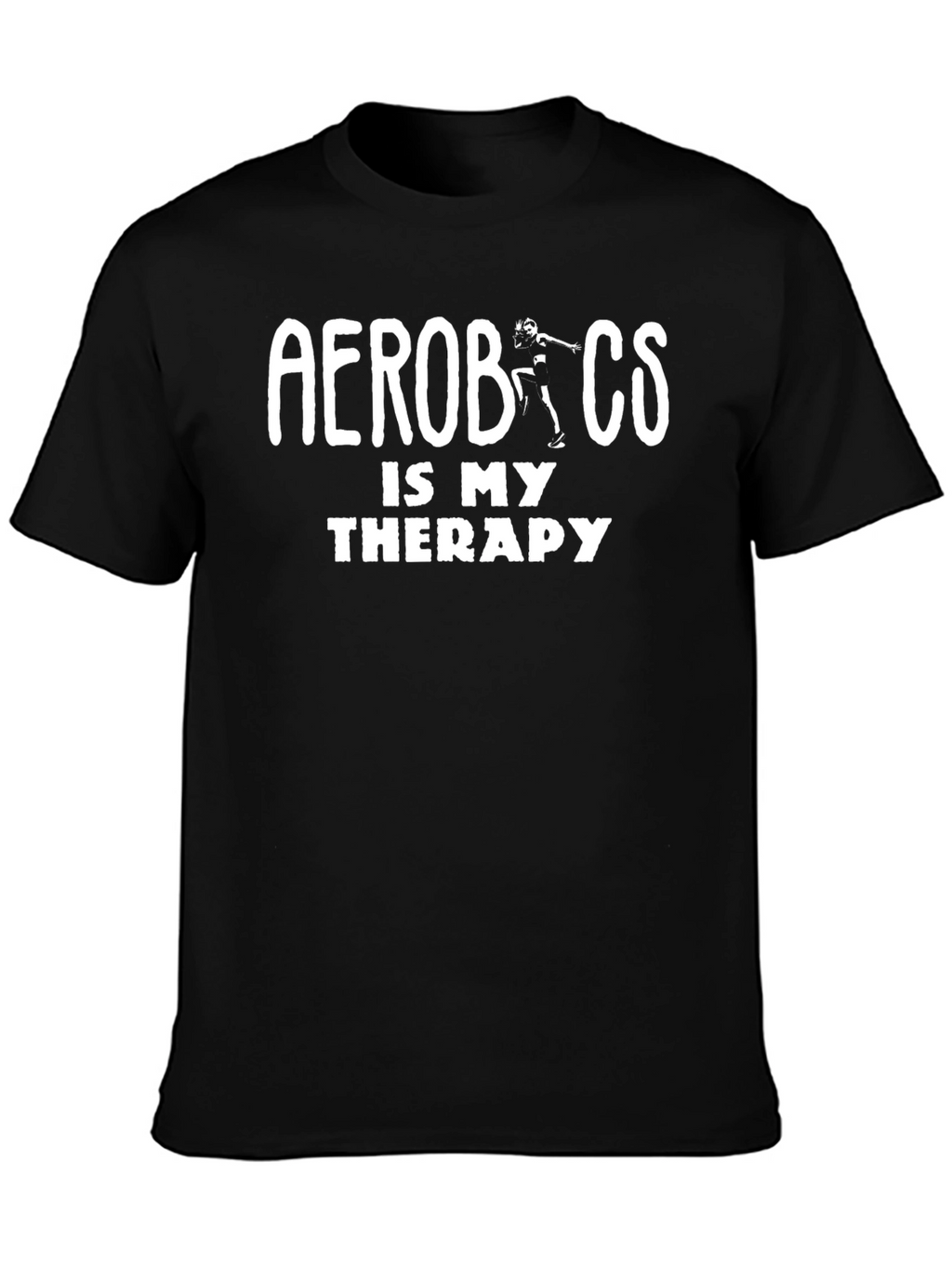 Aerobics Therapy Black T-Shirt