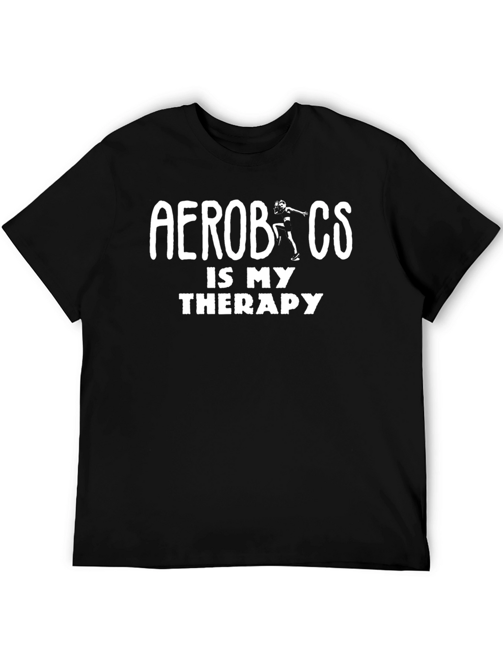 Aerobics Therapy Black T-Shirt