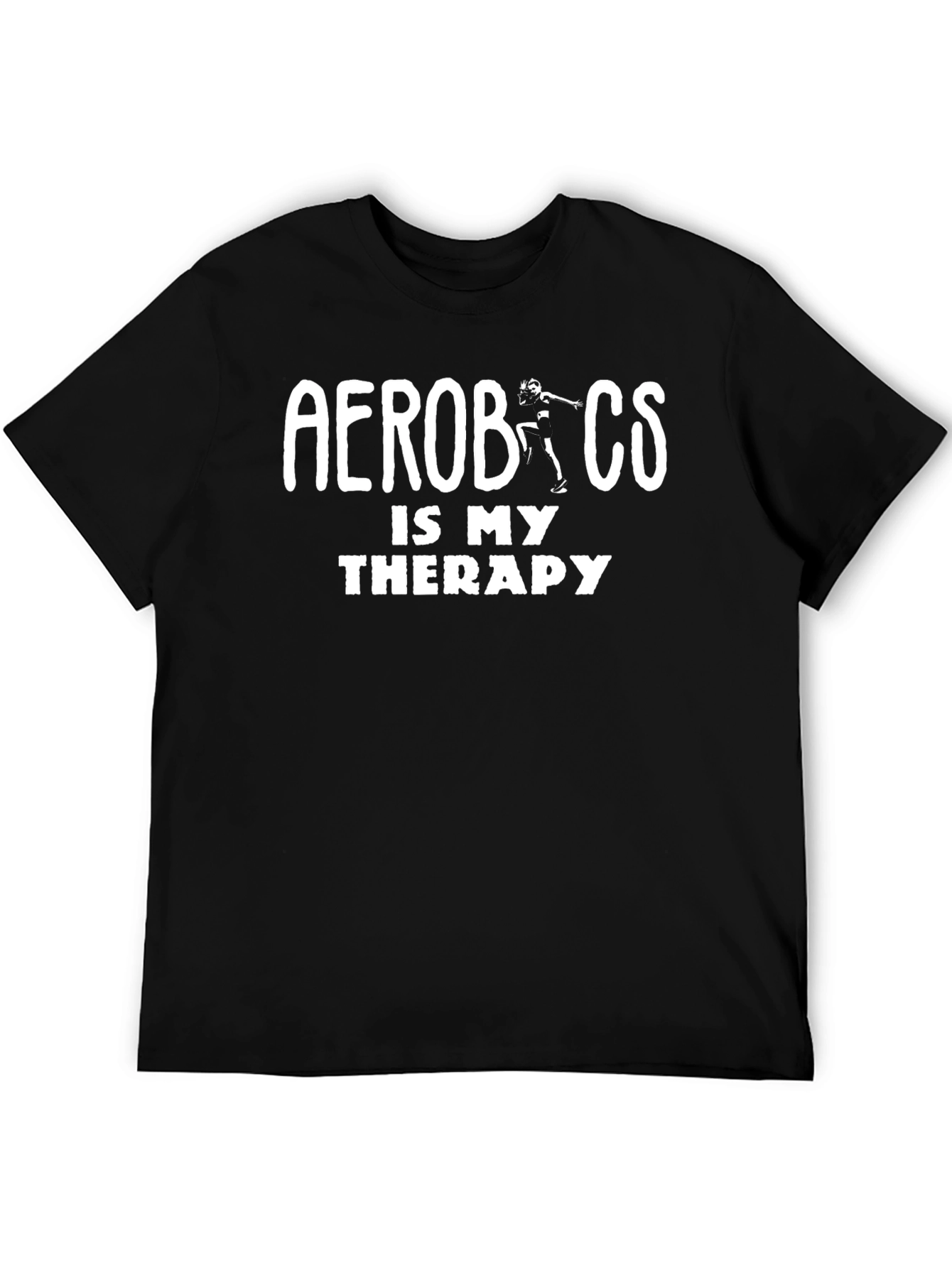 Aerobics Therapy Black T-Shirt