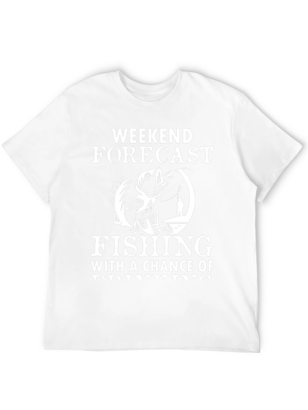 Fishing Forecast Graphic T-Shirt