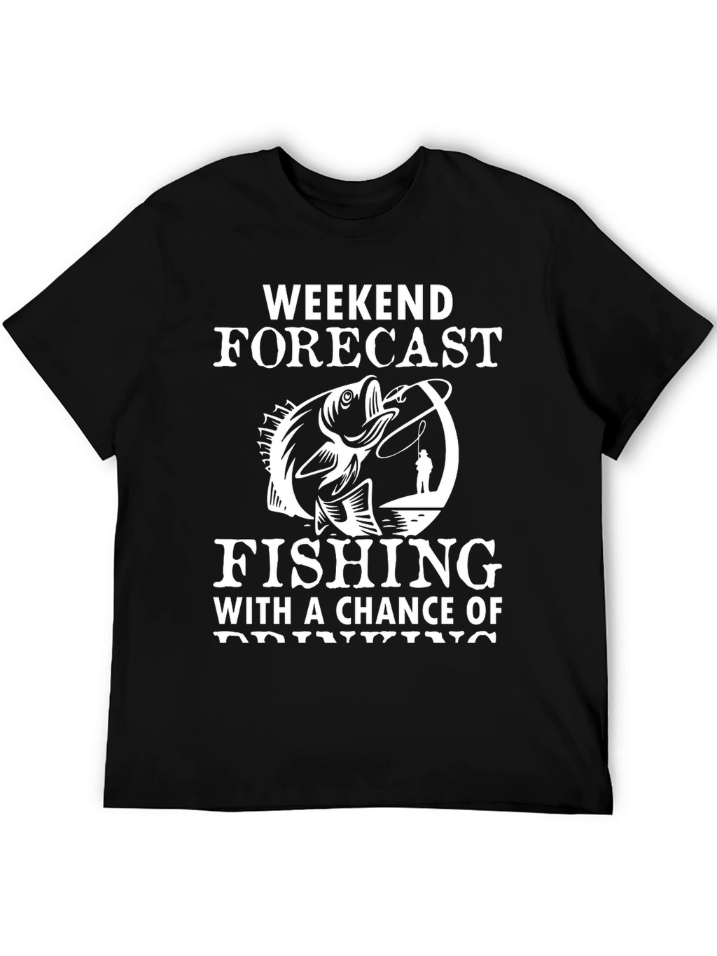 Fishing Forecast Graphic T-Shirt