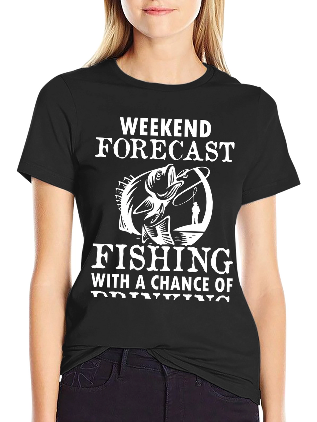 Fishing Forecast Graphic T-Shirt