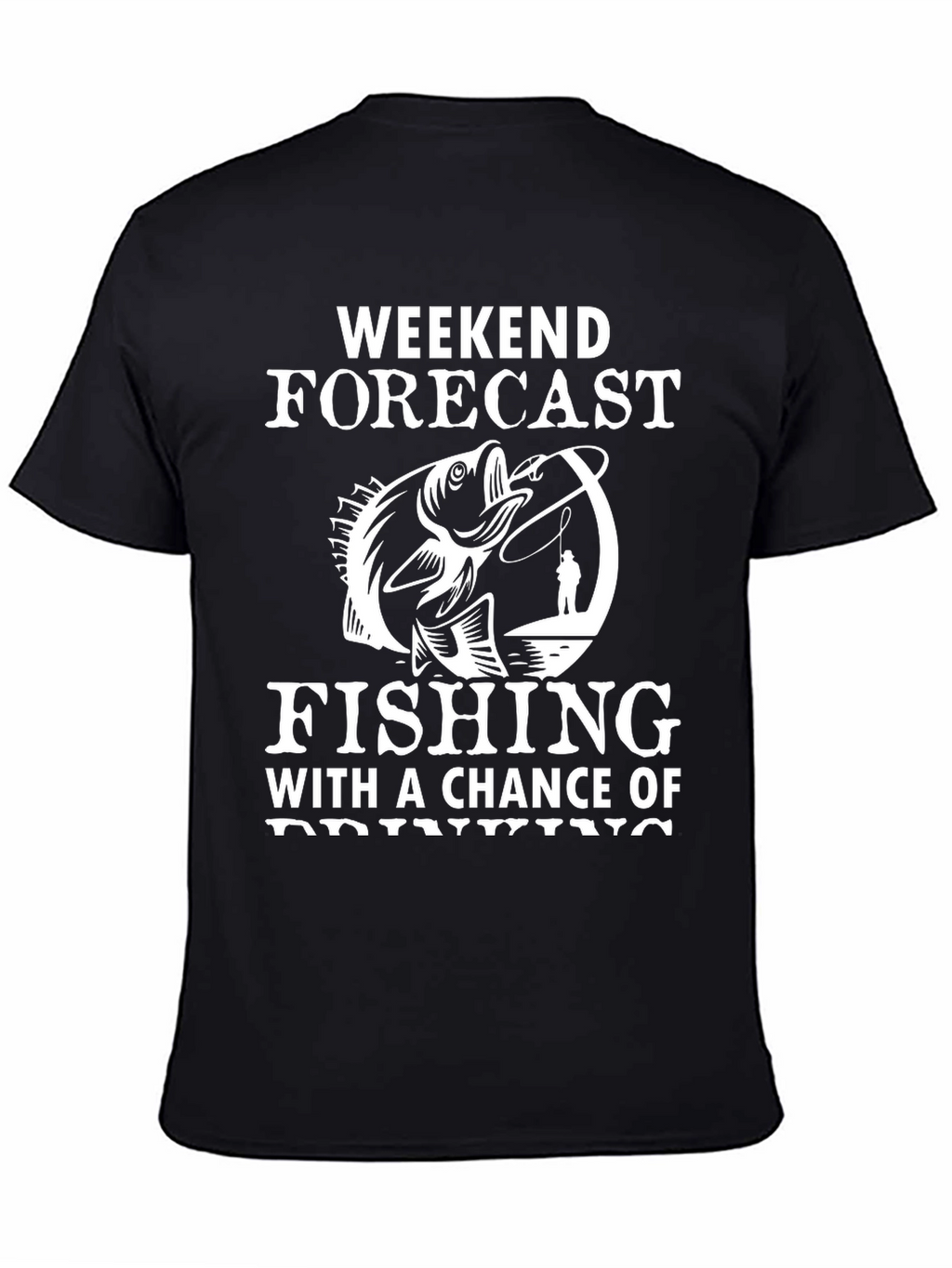 Fishing Forecast Graphic T-Shirt