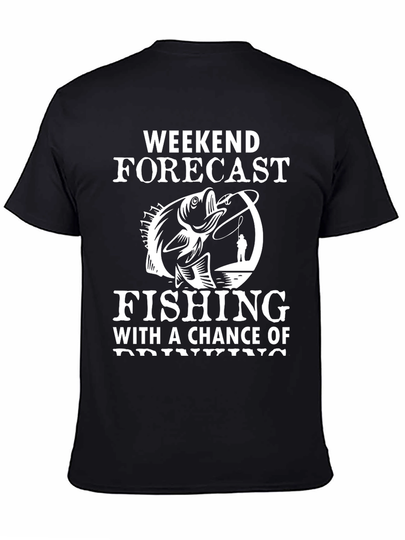 Fishing Forecast Graphic T-Shirt