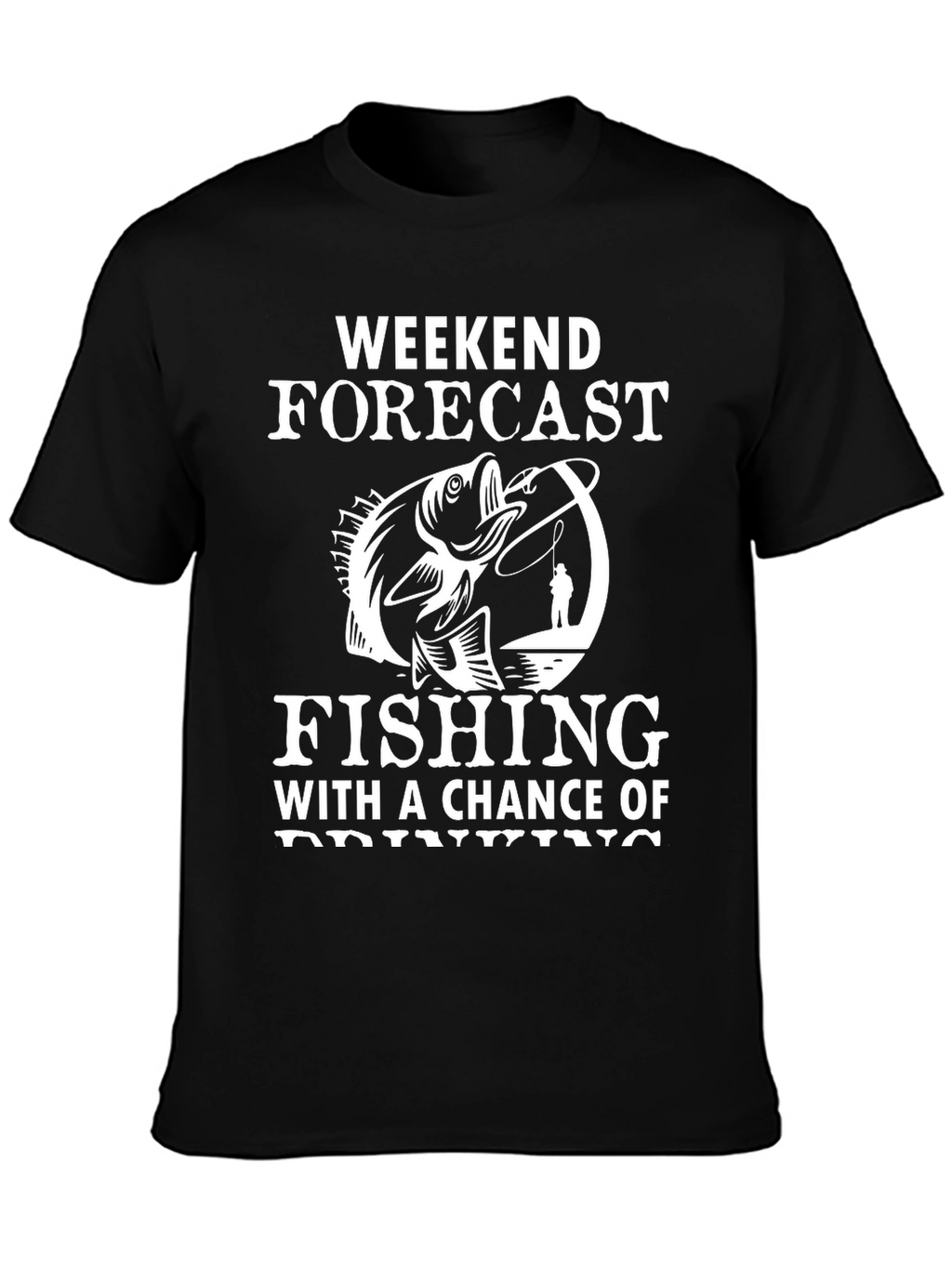 Fishing Forecast Graphic T-Shirt