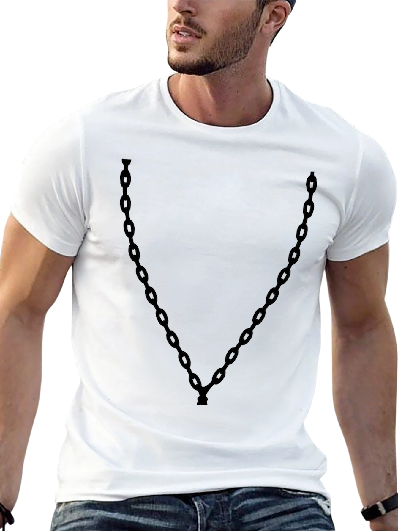 Chain Graphic Tee - Mens Short Sleeve