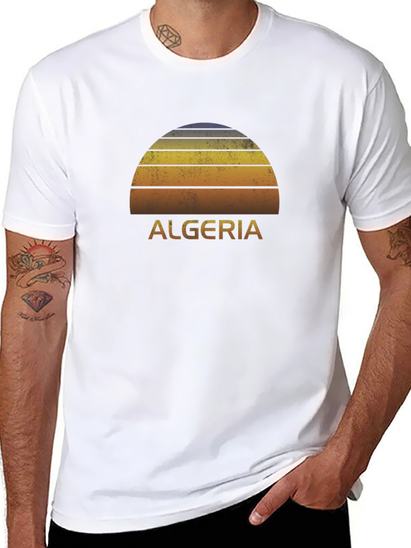 Algeria Sunset T-Shirt - Vintage Graphic Tee