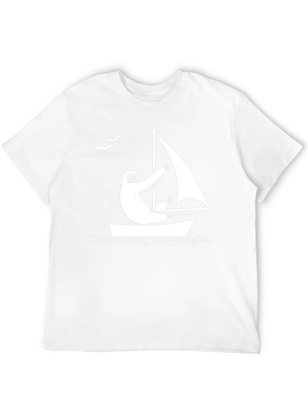 Sloth Sailing T-Shirt - Relaxed & Unique Design