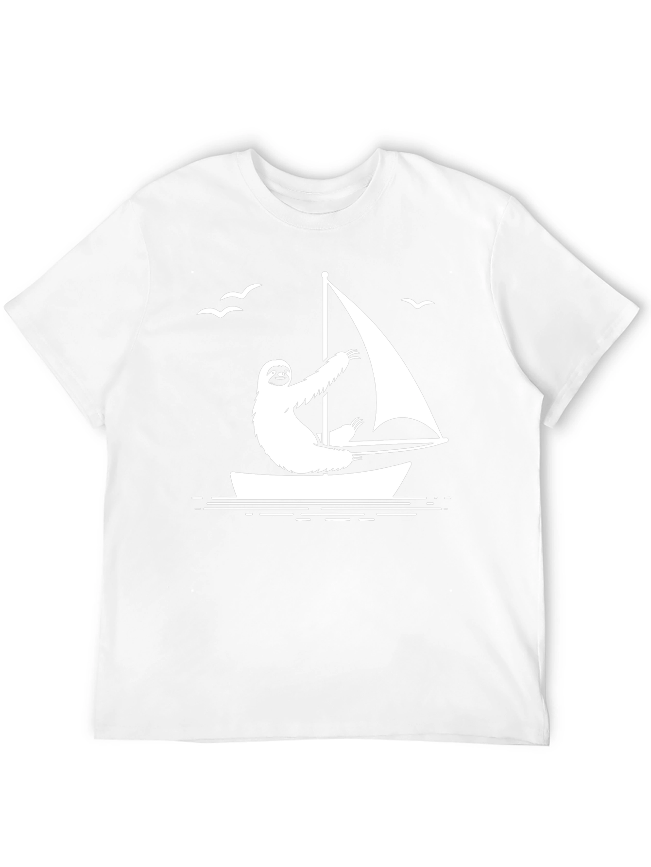 Sloth Sailing T-Shirt - Relaxed & Unique Design