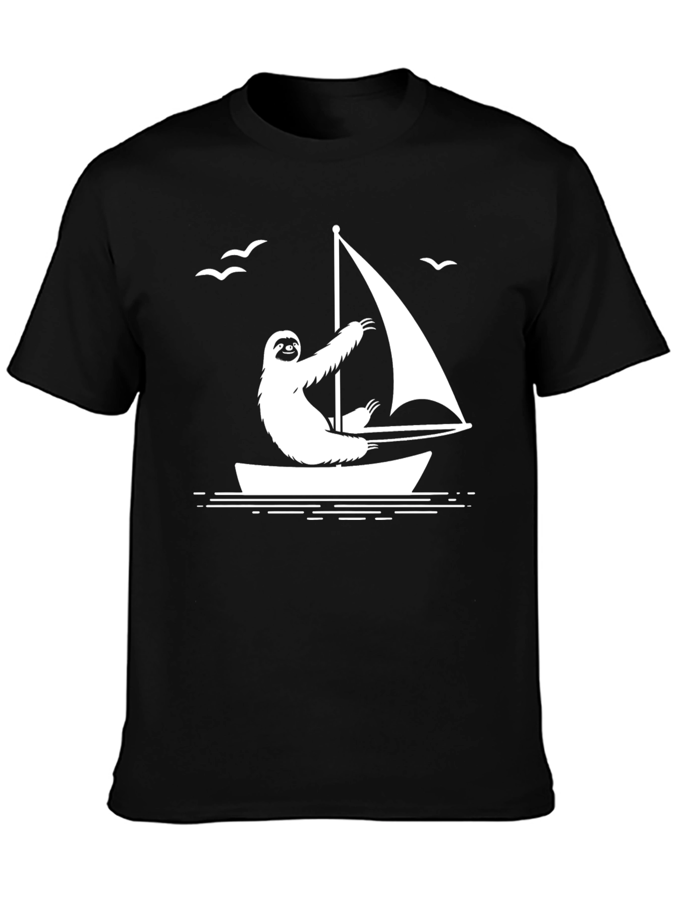 Sloth Sailing T-Shirt - Relaxed & Unique Design