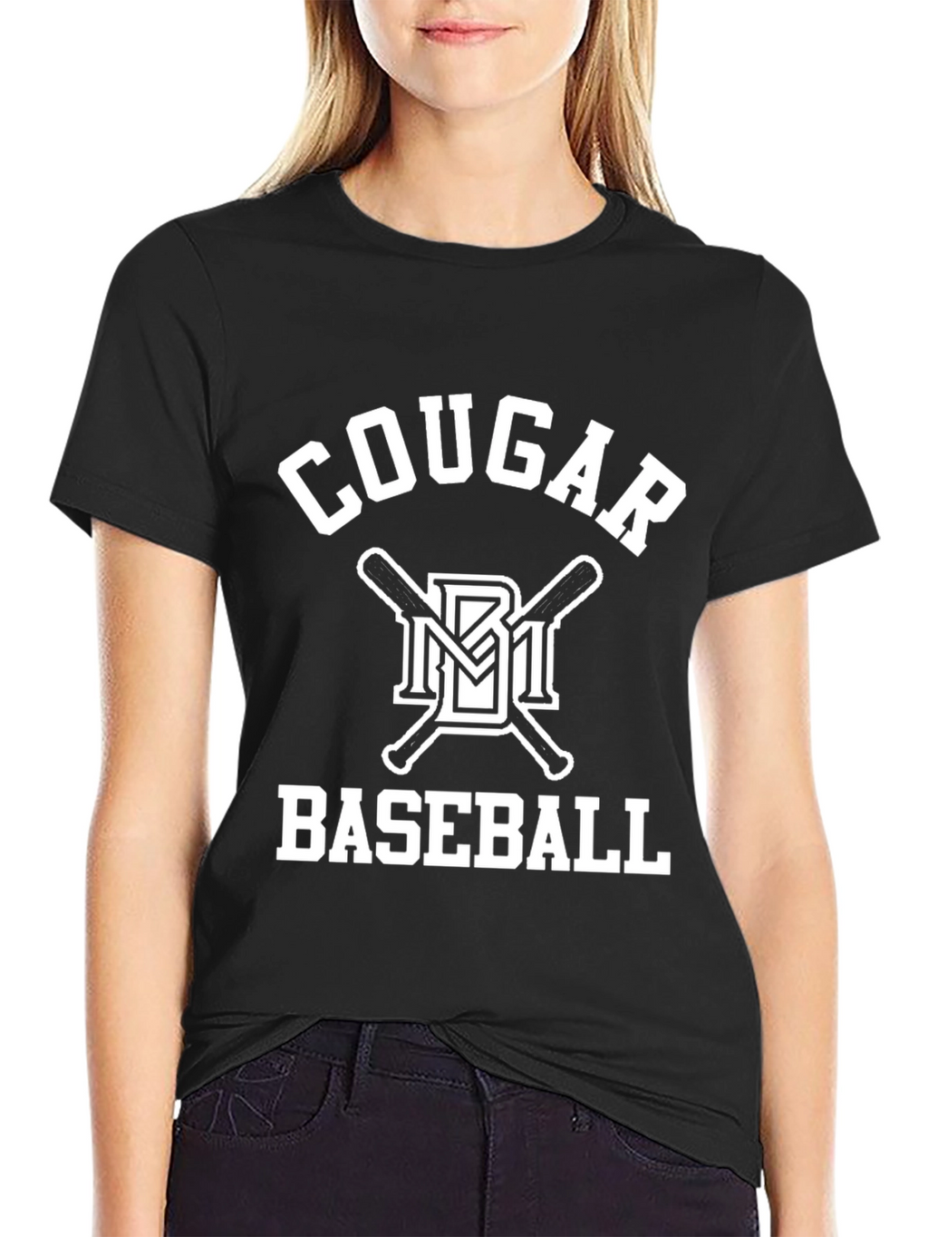Cougar Baseball Graphic T-Shirt - Classic Fan Apparel