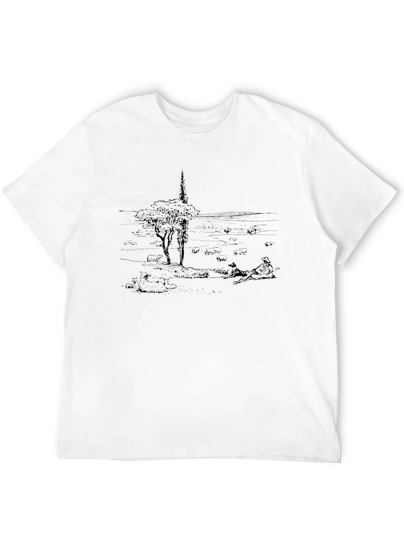 Artsy Black Graphic Tee