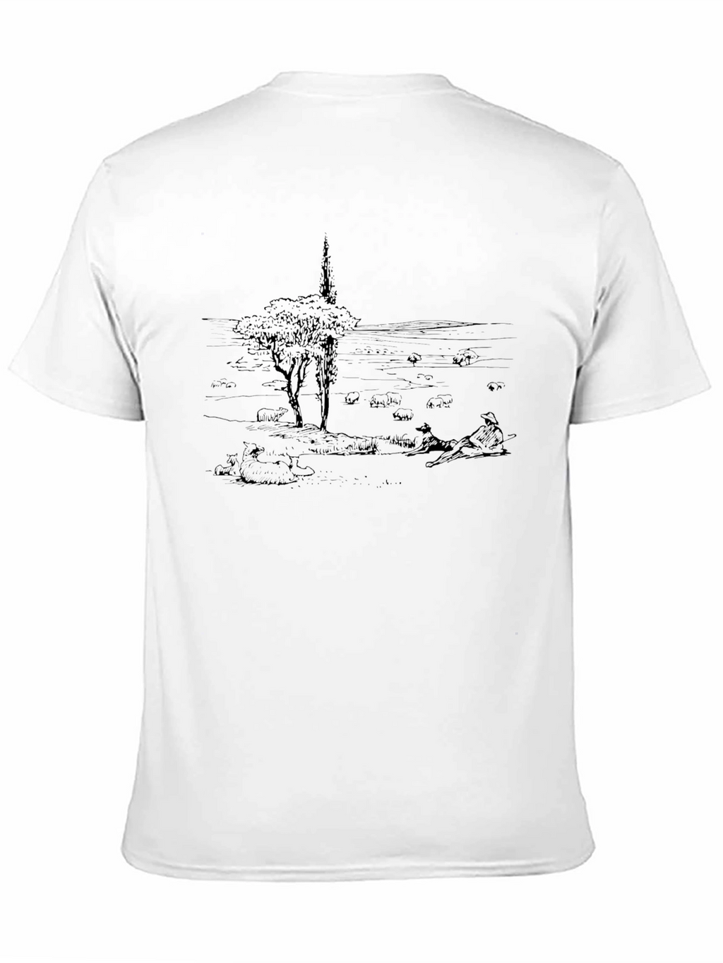 Artsy Black Graphic Tee