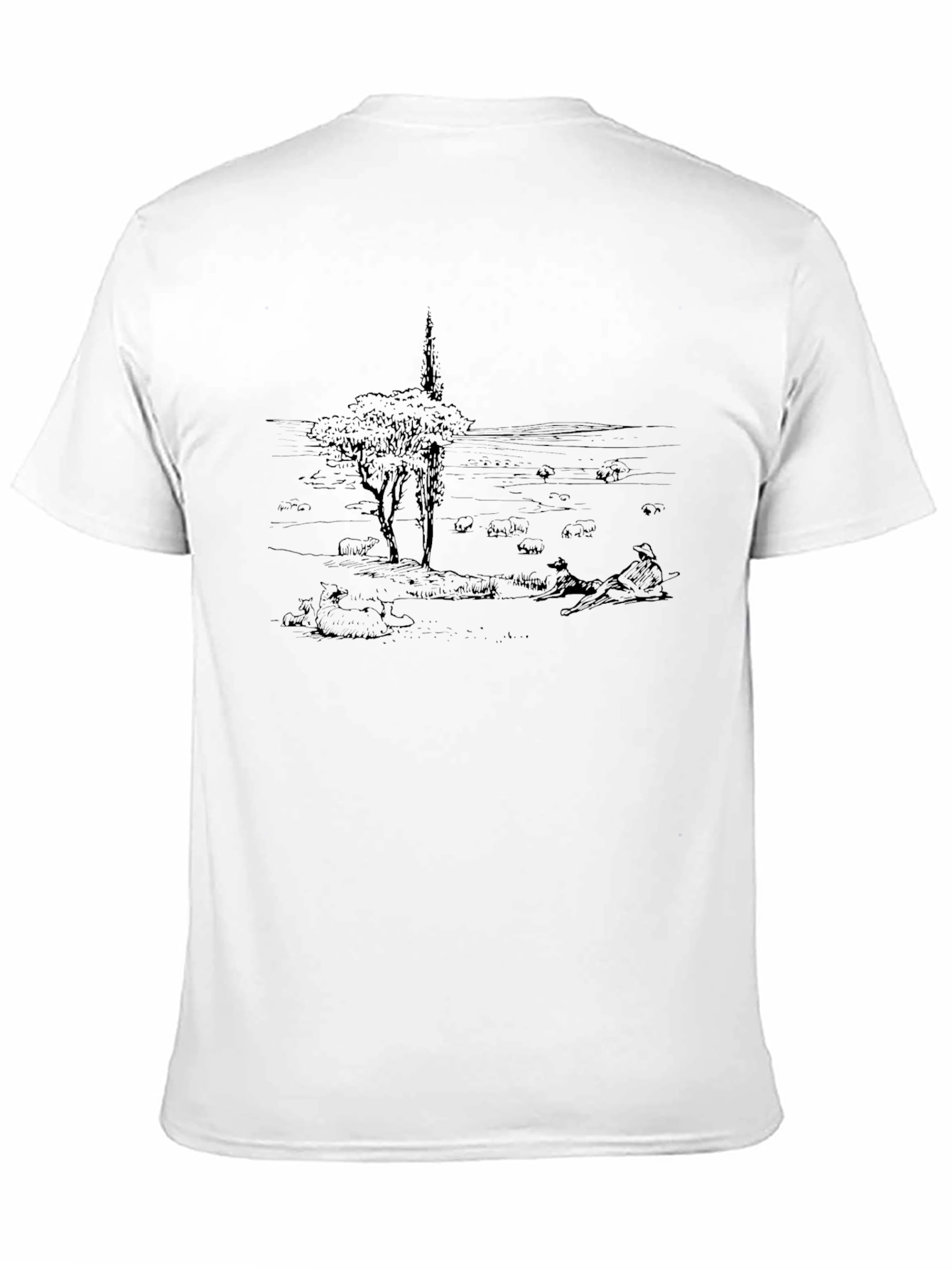 Artsy Black Graphic Tee