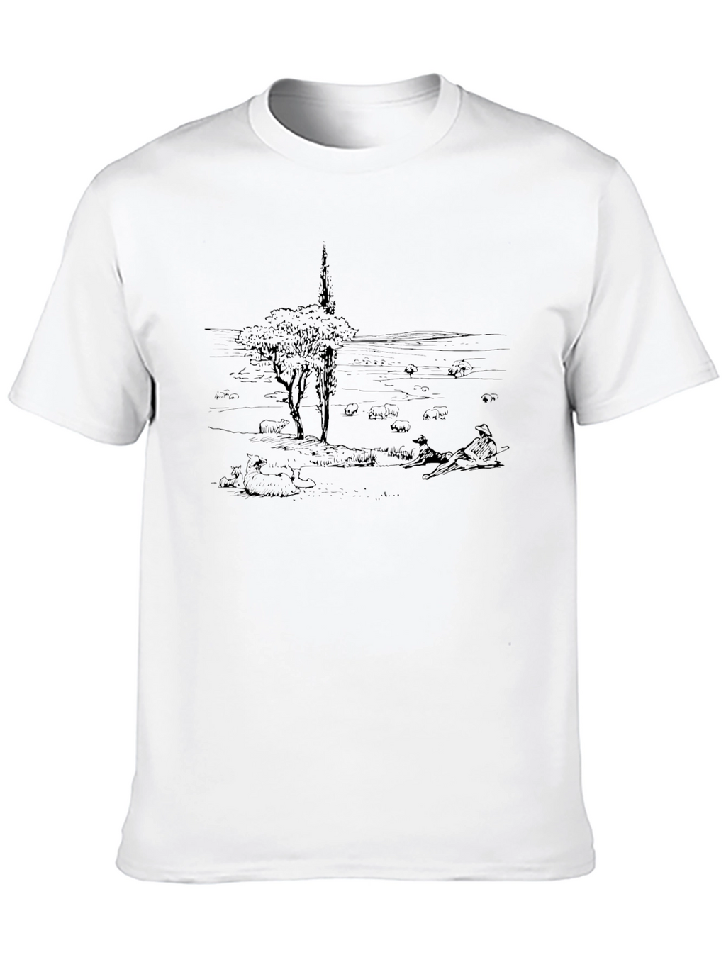 Artsy Black Graphic Tee