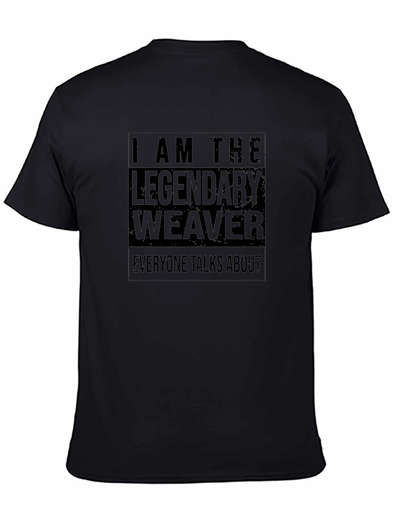 Legendary Weaver Graphic T-Shirt - Cool Black Tee