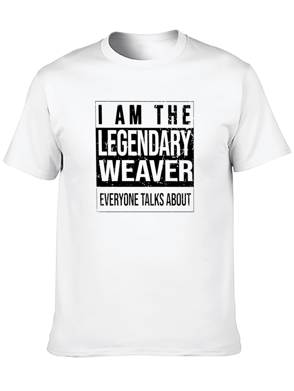 Legendary Weaver Graphic T-Shirt - Cool Black Tee