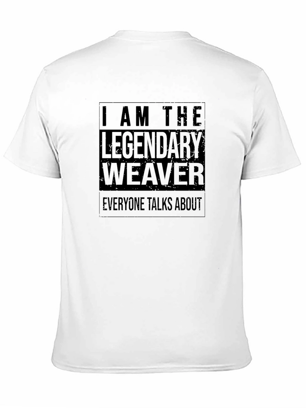 Legendary Weaver Graphic T-Shirt - Cool Black Tee