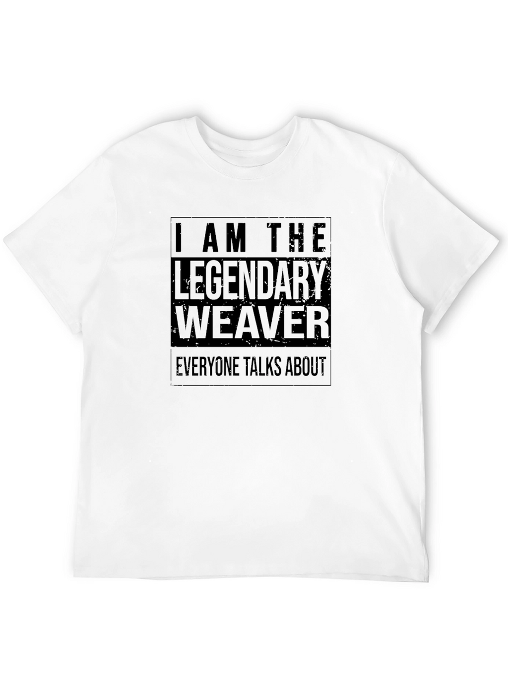 Legendary Weaver Graphic T-Shirt - Cool Black Tee