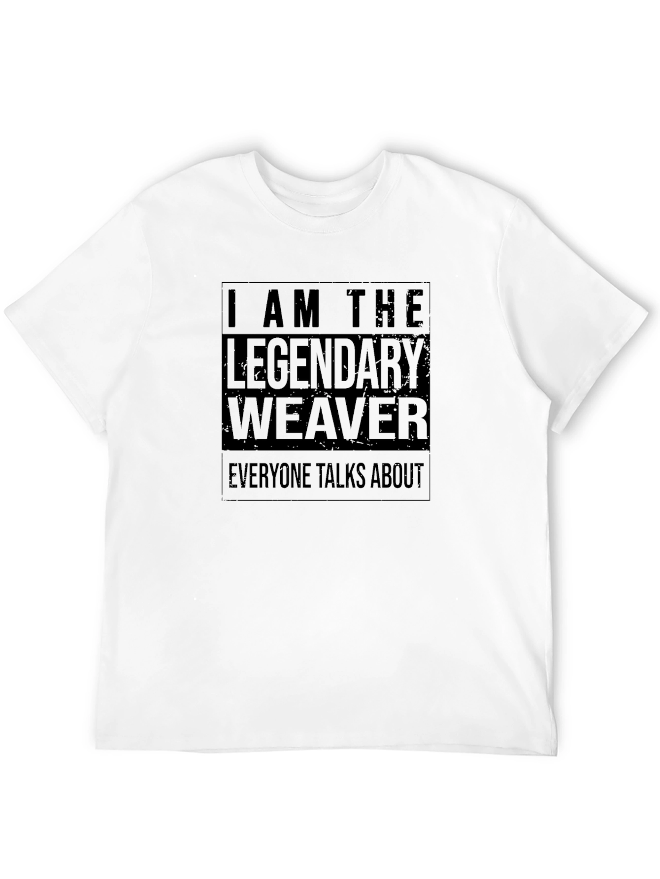 Legendary Weaver Graphic T-Shirt - Cool Black Tee