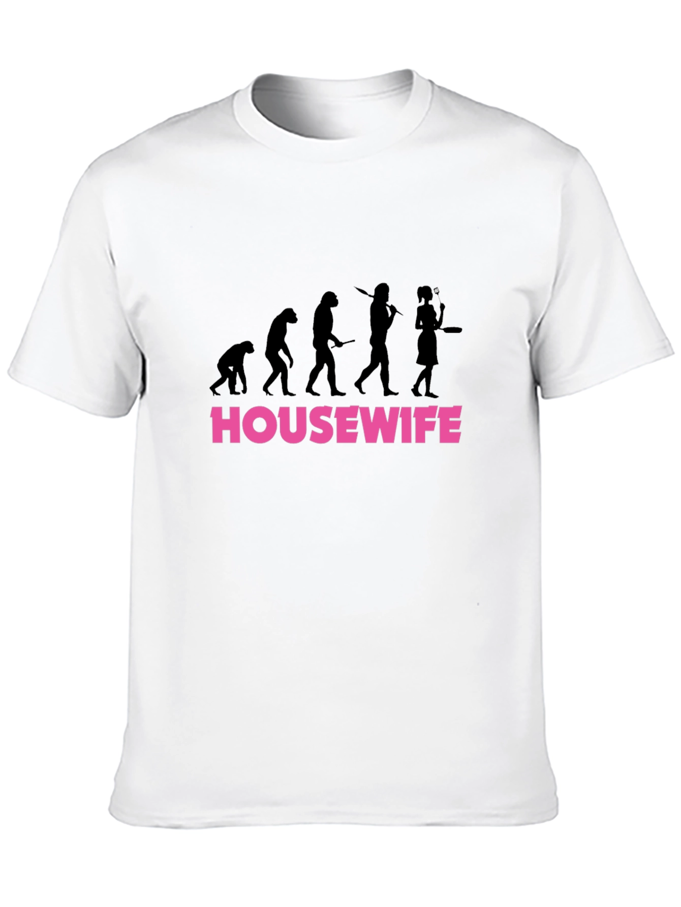 Housewife Evolution Graphic T-Shirt - Black