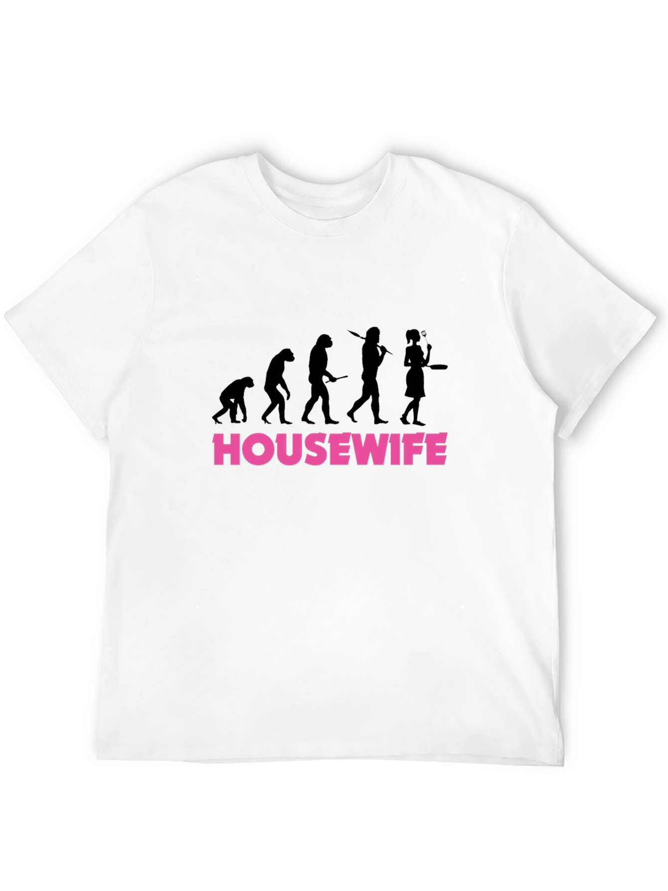 Housewife Evolution Graphic T-Shirt - Black