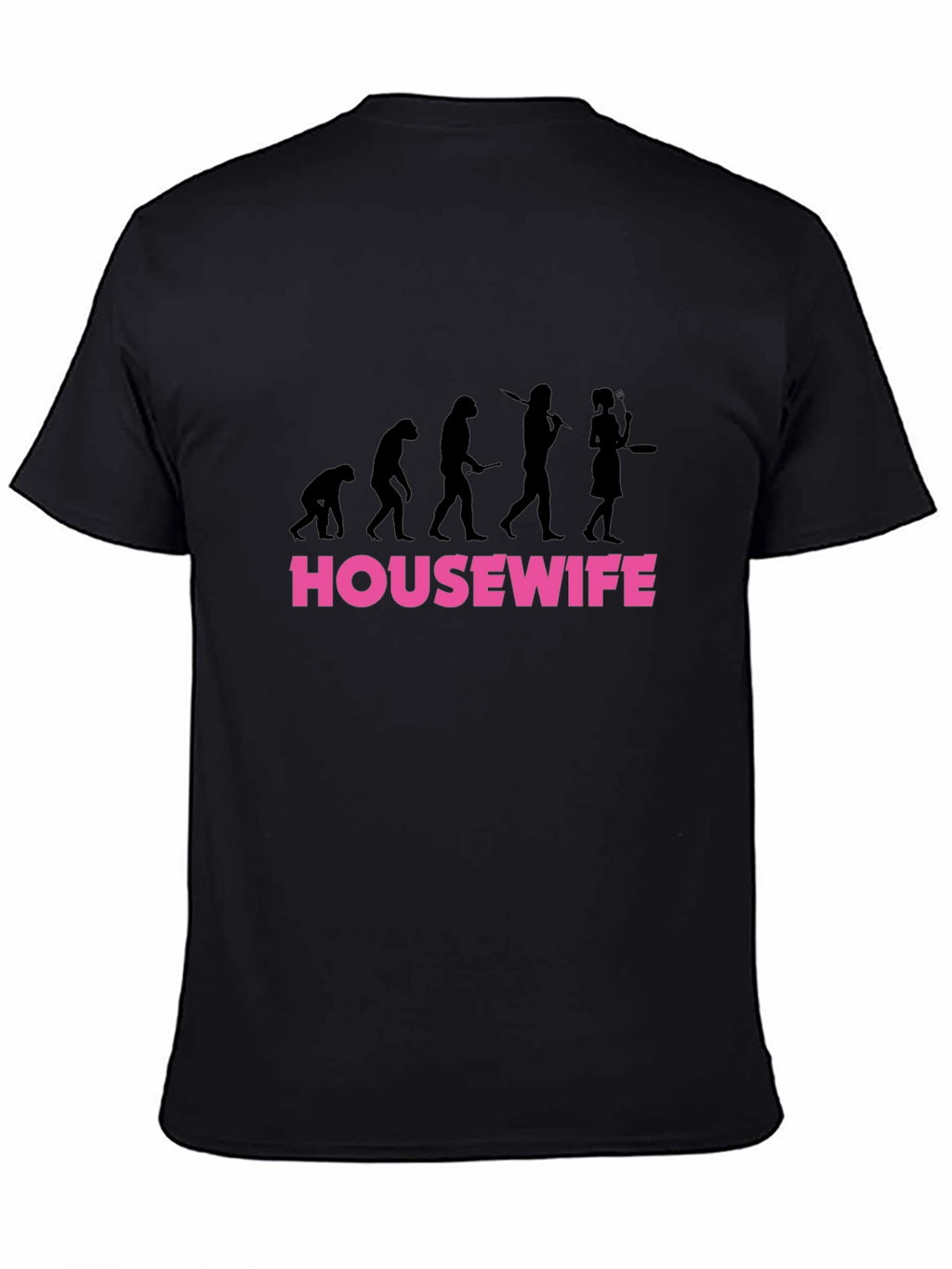 Housewife Evolution Graphic T-Shirt - Black