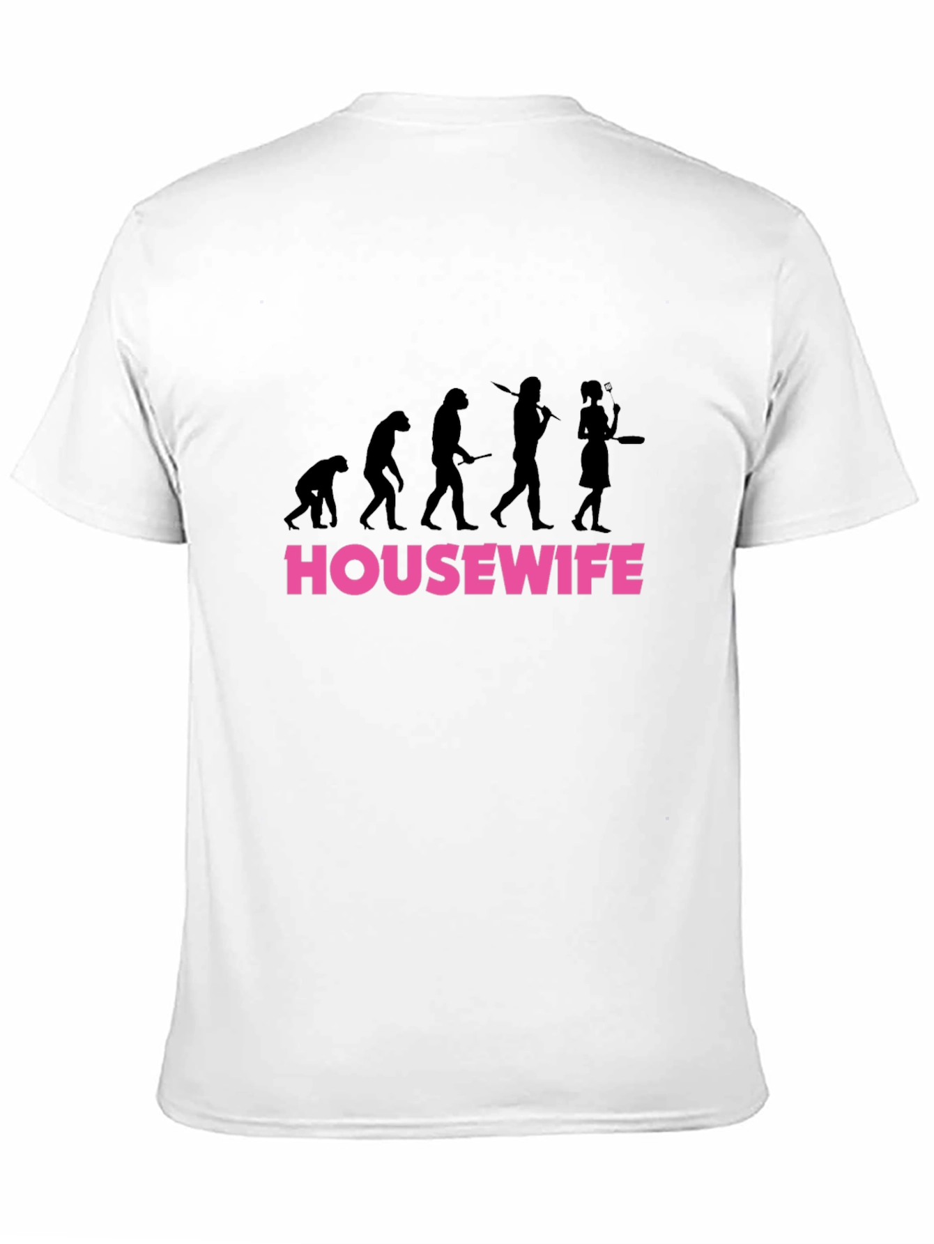 Housewife Evolution Graphic T-Shirt - Black