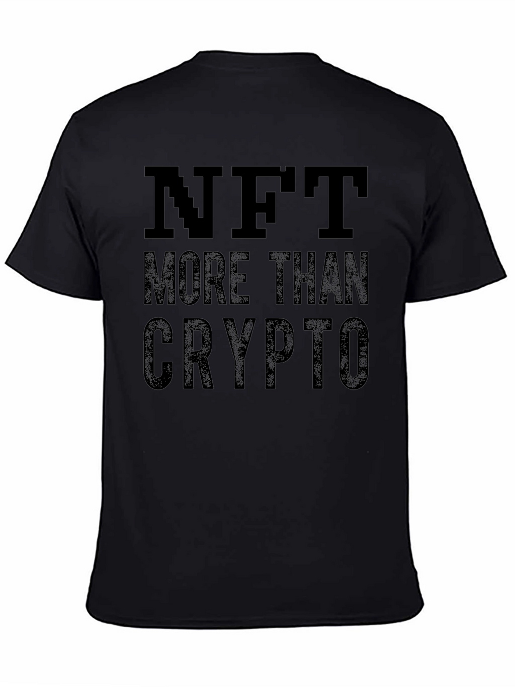 NFT More Than Crypto Black T-Shirt