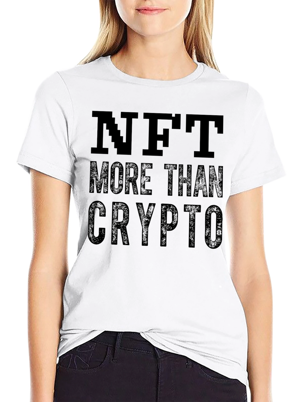 NFT More Than Crypto Black T-Shirt