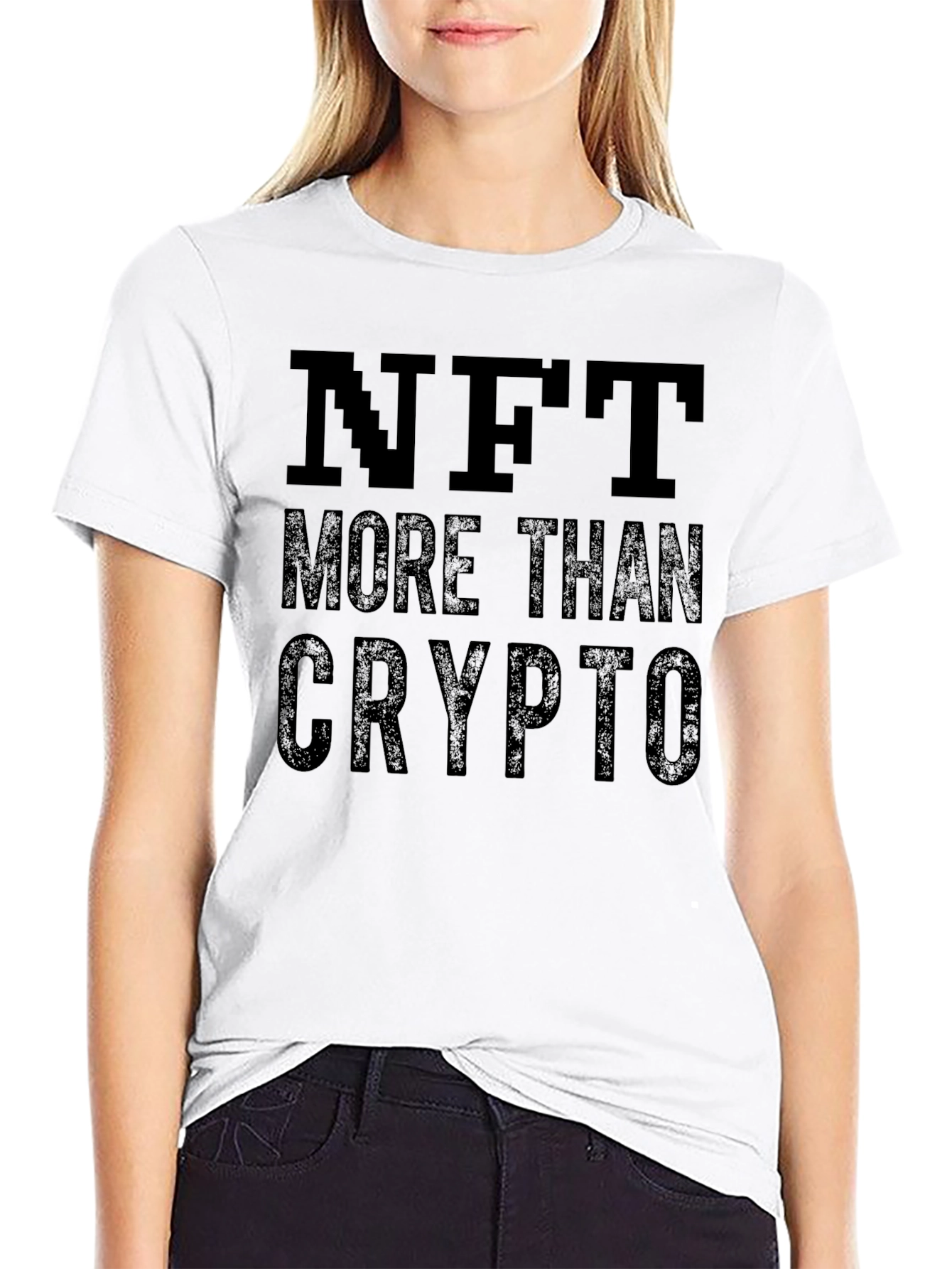 NFT More Than Crypto Black T-Shirt