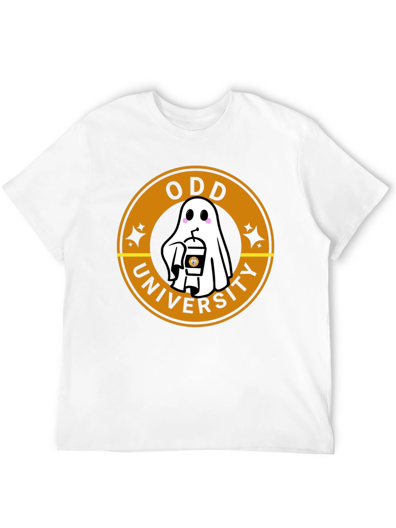 Odd University Ghost Coffee Graphic T-Shirt