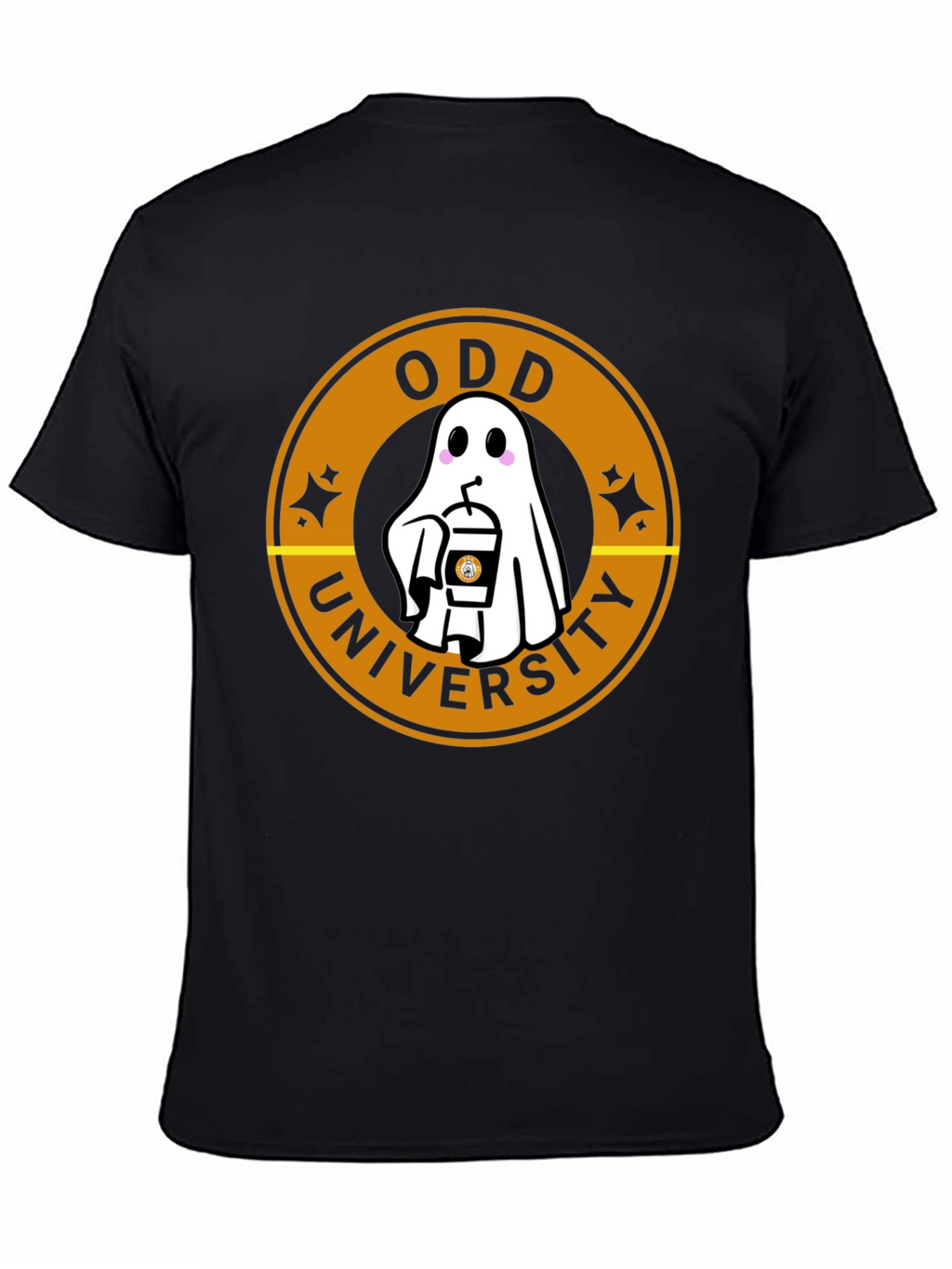 Odd University Ghost Coffee Graphic T-Shirt