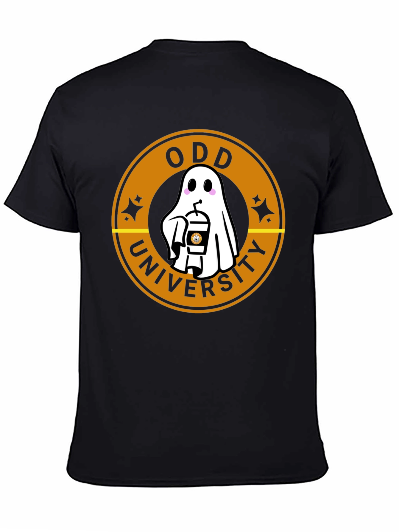 Odd University Ghost Coffee Graphic T-Shirt
