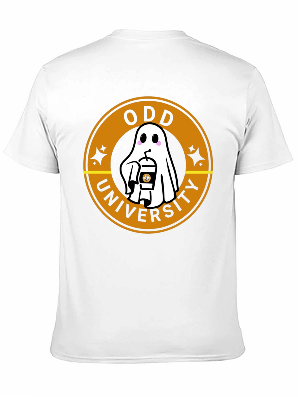 Odd University Ghost Coffee Graphic T-Shirt