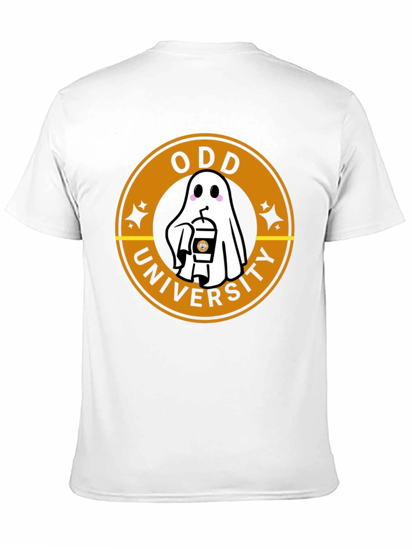 Odd University Ghost Coffee Graphic T-Shirt